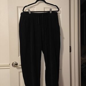 Black Corduroy Joggers